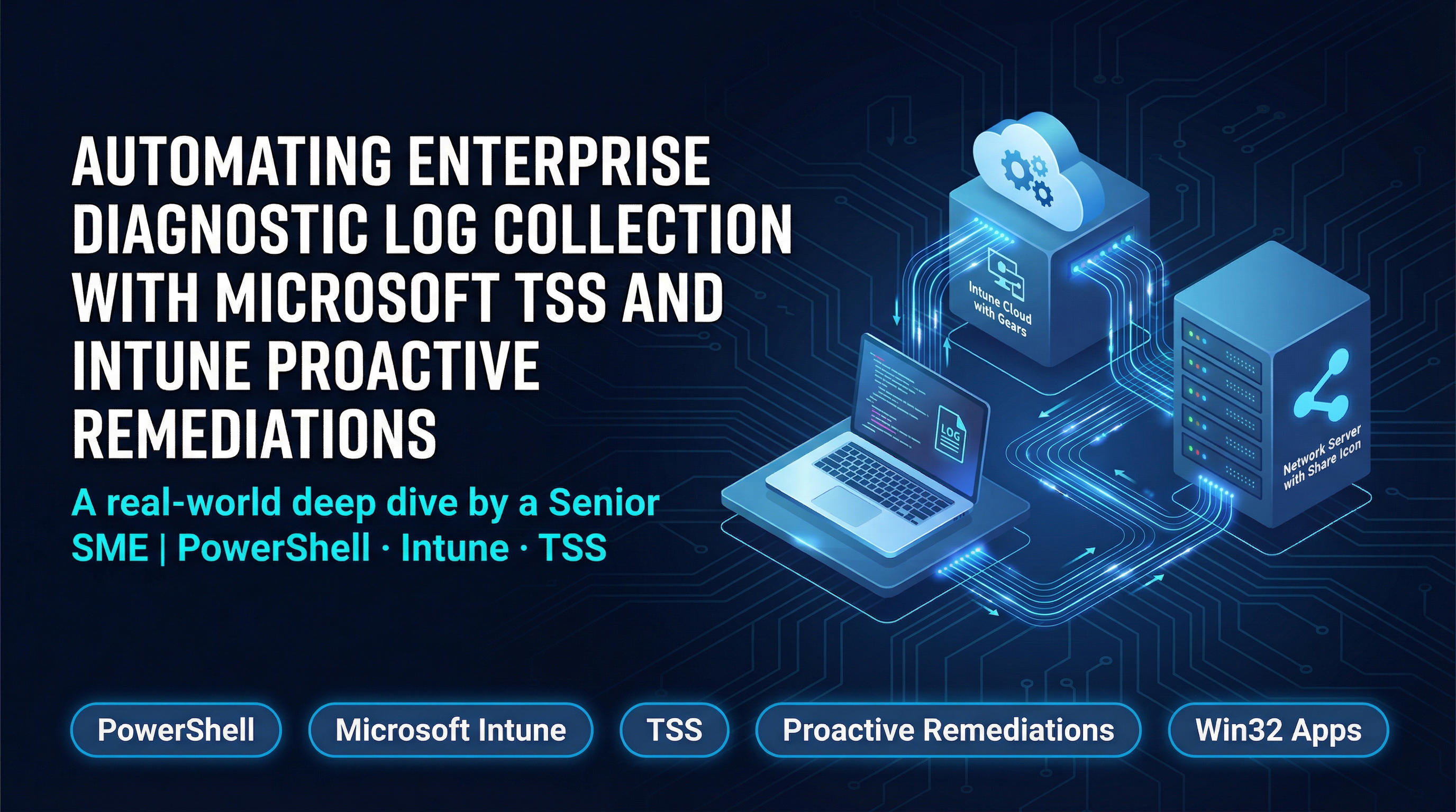 Automating Enterprise Diagnostic Log Collection with Microsoft TSS and Intune Proactive Remediations